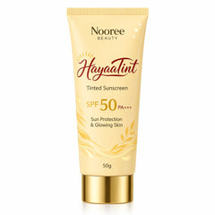 HayaaTint Kesar & Rose Water Tinted Sunscreen with SPF 50 PA+++