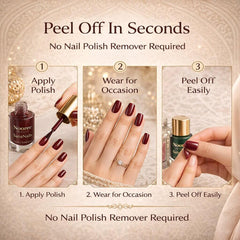 Nooree Beauty SanaNails Peel-Off Nail Polish Trio