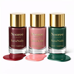 Nooree Beauty SanaNails Peel-Off Nail Polish Trio