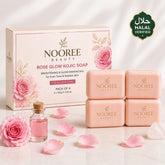 Nooree Beauty Rose Glow Kojic Soap (Pack of 4)