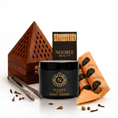 Nooree Beauty Sukoon Bakhoor – Pack of 100 with Bakhoor Burner