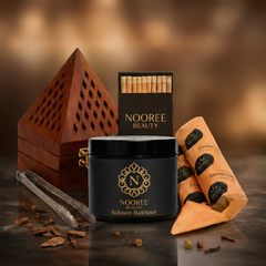 Nooree Beauty Sukoon Bakhoor – Pack of 100 with Bakhoor Burner