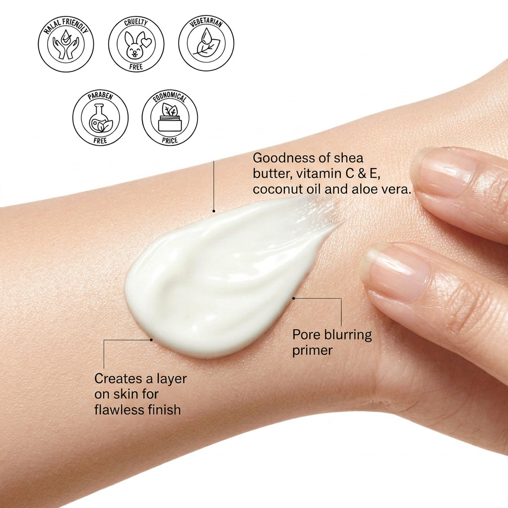 HayaaShield 3-in-1 Primer + Moisturiser with SPF
