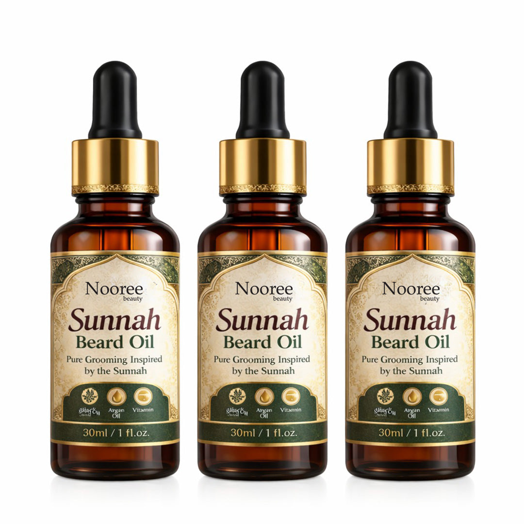 Nooree Sunnah Beard Oil (Pack Of 3)