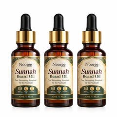 Nooree Sunnah Beard Oil (Pack Of 3)