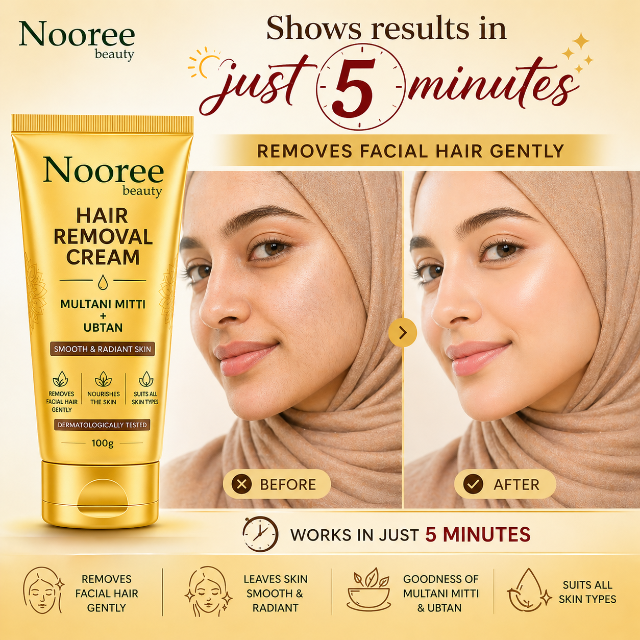 Nooree Beauty Hair Removal Cream