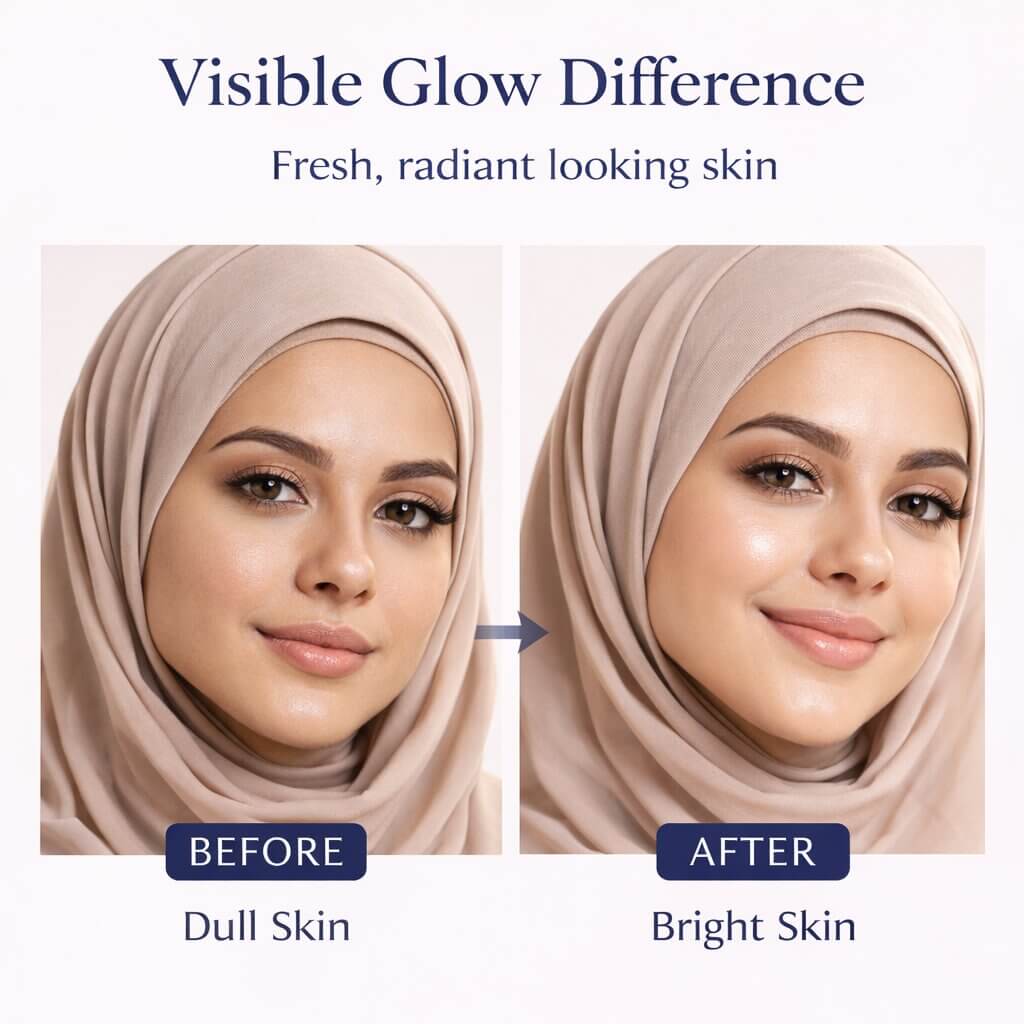 Nooree Beauty HayaatGlow Moroccan Nila Brightening Powder Mask – Pack of 3