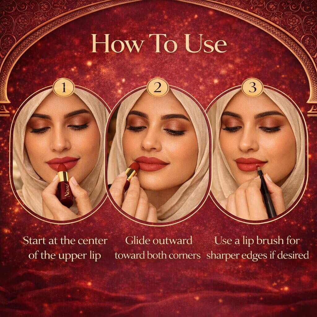Nooree Beauty LayaliVelvet Matte Lipstick Trio- Pack of 3