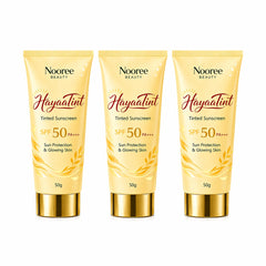 HayaaTint Kesar & Rose Water Tinted Sunscreen with SPF 50 PA+++