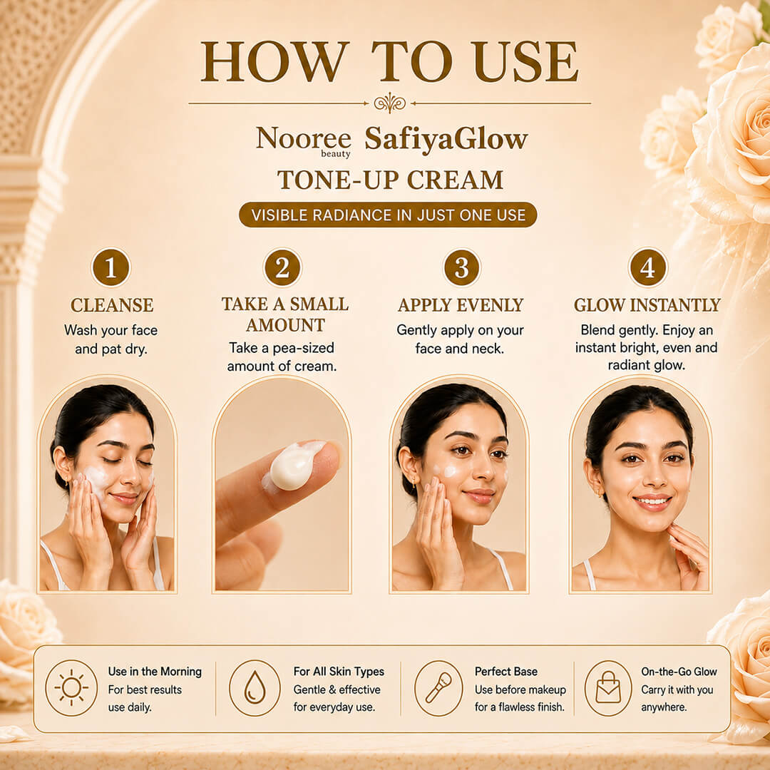 SafiyaGlow Tone-up Cream for Face & Body Glow