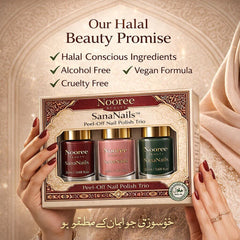 Nooree Beauty SanaNails Peel-Off Nail Polish Trio