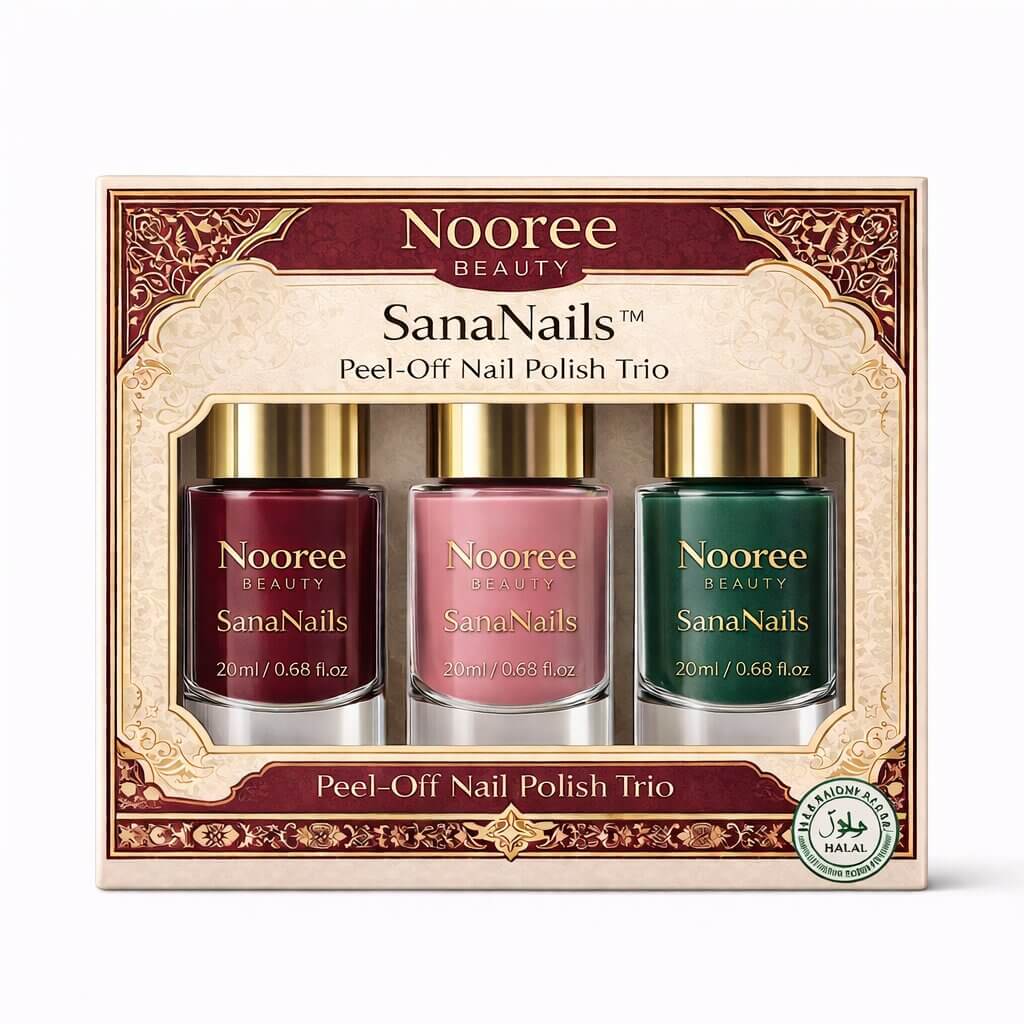 Nooree Beauty SanaNails Peel-Off Nail Polish Trio