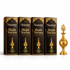 Nooree Beauty ShahiSurma Traditional Kohl Surma – Pack of 4