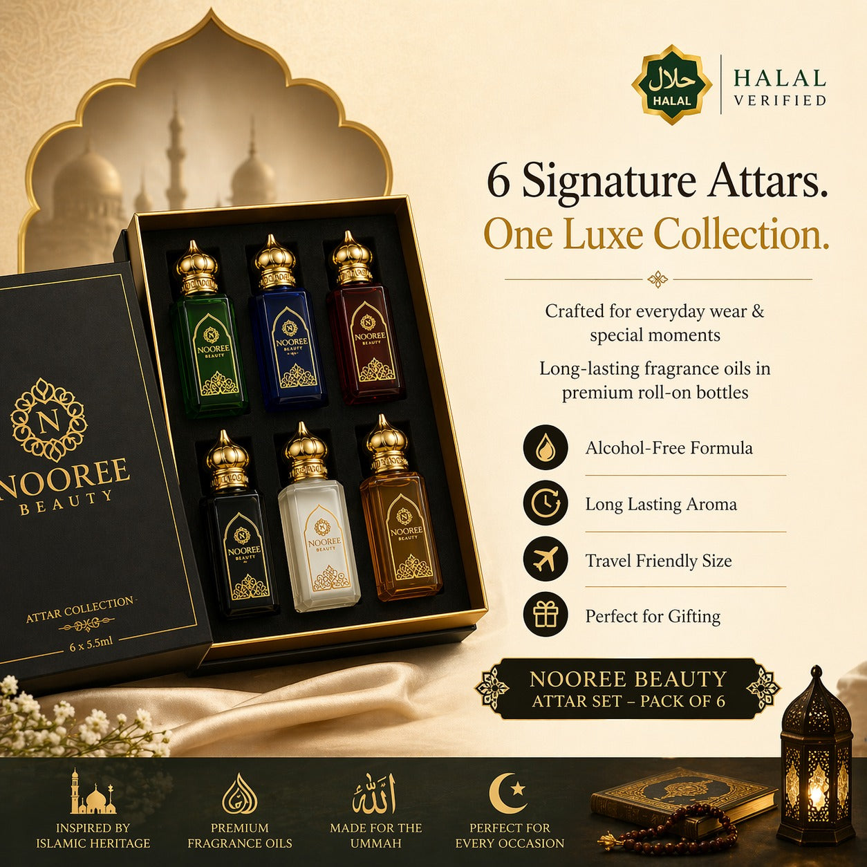 Afsaana Luxury Attar Perfume Gift Set