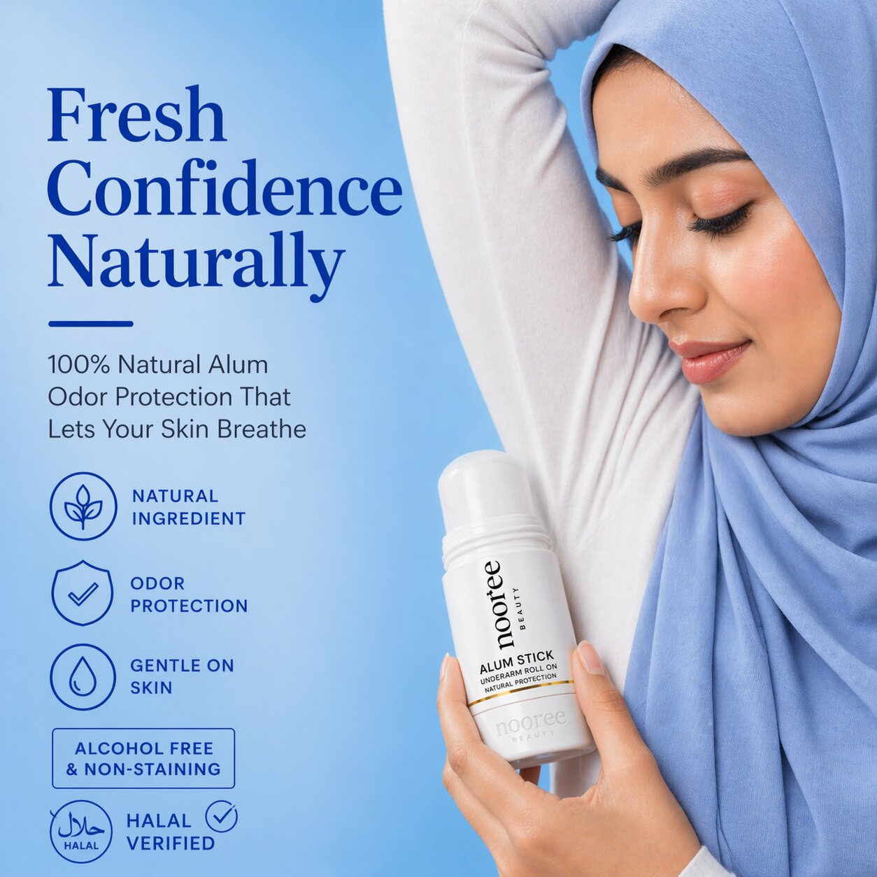 Nooree Beauty Alum Crystal Roll-On