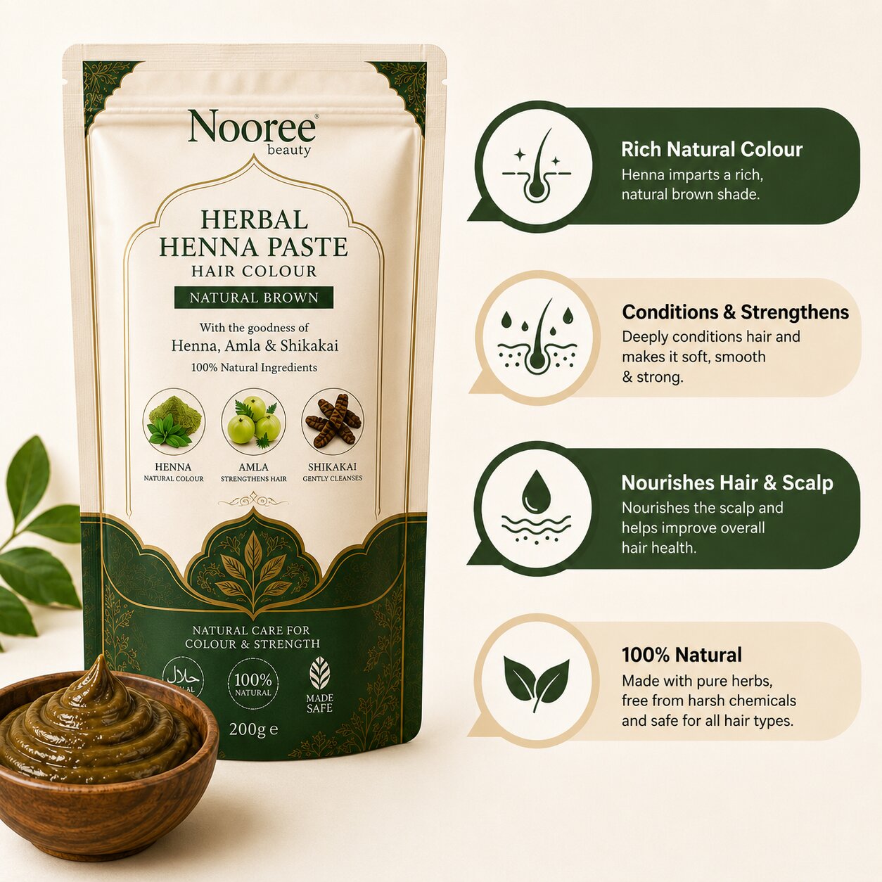 Herbal Henna Paste