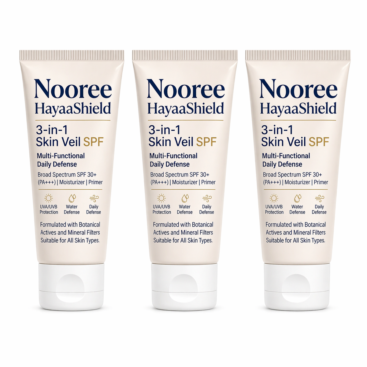 HayaaShield 3-in-1 Primer + Moisturiser with SPF